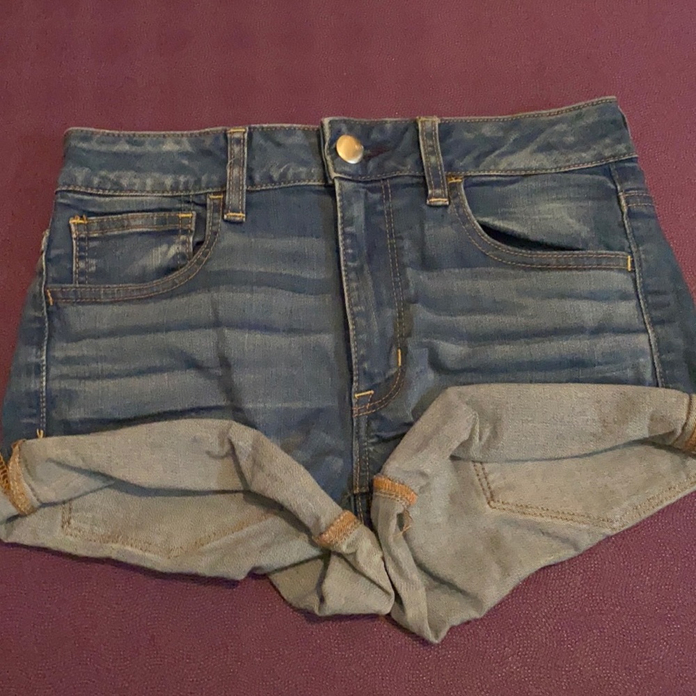 Denim shorts